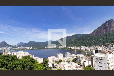 Vista da varanda da sala  de apartamento à venda com 3 quartos, 120m² em Lagoa, Rio de Janeiro