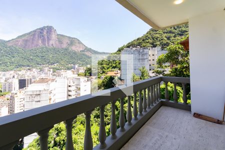 Varanda da sala  de apartamento à venda com 3 quartos, 120m² em Lagoa, Rio de Janeiro