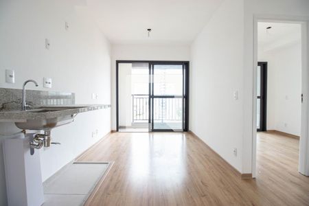 Sala - Cozinha de apartamento para alugar com 1 quarto, 33m² em Ipiranga, São Paulo