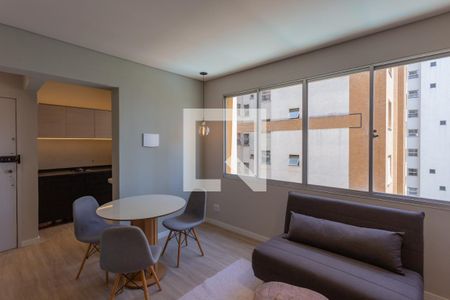 Sala de apartamento à venda com 1 quarto, 45m² em Funcionários, Belo Horizonte