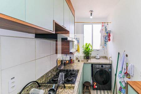 Cozinha de apartamento para alugar com 2 quartos, 44m² em Santo Amaro, São Paulo
