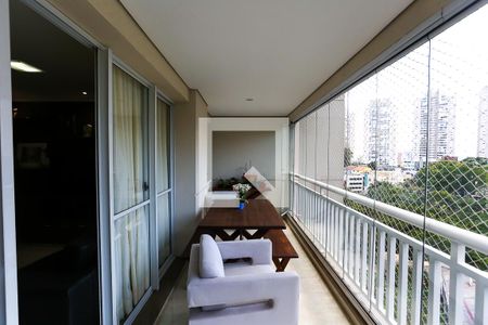 Varanda da Sala de apartamento à venda com 4 quartos, 145m² em Lar São Paulo, São Paulo