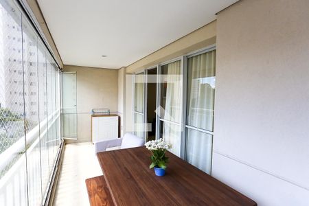 Varanda da Sala de apartamento à venda com 4 quartos, 145m² em Lar São Paulo, São Paulo