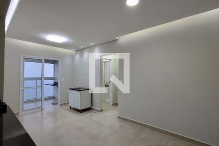 Sala de apartamento para alugar com 2 quartos, 67m² em Vila Caiçara, Praia Grande