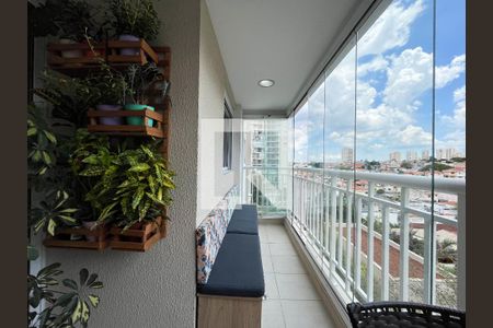 Varanda da Sala de apartamento à venda com 2 quartos, 61m² em Vila da Saúde, São Paulo