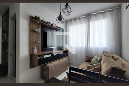 Sala de apartamento à venda com 2 quartos, 35m² em Parque São Vicente, Santo André