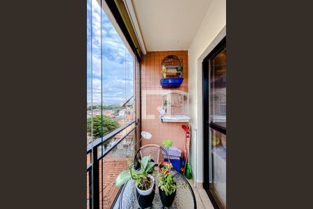 Varanda da Sala de apartamento à venda com 2 quartos, 60m² em Vila Bertioga, São Paulo