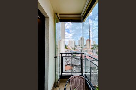 Varanda da Sala de apartamento à venda com 2 quartos, 60m² em Vila Bertioga, São Paulo
