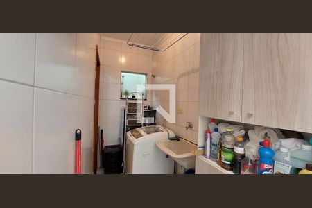 Área de Serviço de casa de condomínio à venda com 2 quartos, 106m² em Vila Alzira, Santo André