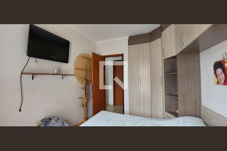 Quarto 1 suíte de casa de condomínio à venda com 2 quartos, 106m² em Vila Alzira, Santo André