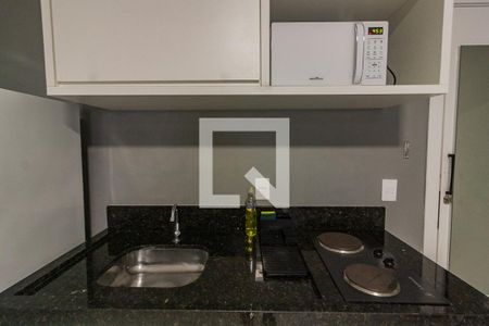 Cozinha de kitnet/studio para alugar com 1 quarto, 26m² em Centro, Florianópolis