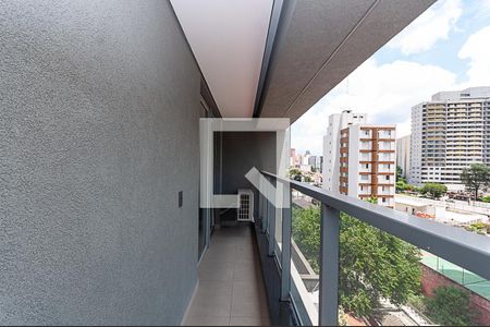 varanda de apartamento para alugar com 1 quarto, 37m² em Pompeia, São Paulo