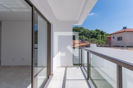 Sala - Varanda de apartamento à venda com 3 quartos, 100m² em Trevo, Belo Horizonte