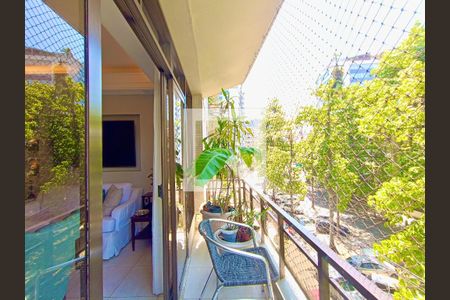 Varanda  de apartamento à venda com 4 quartos, 151m² em Lagoa, Rio de Janeiro