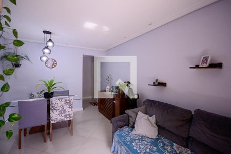 Sala  de apartamento à venda com 3 quartos, 84m² em Vila Caraguatá, São Paulo