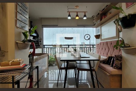 Varanda de apartamento para alugar com 3 quartos, 96m² em Vila Scarpelli, Santo André