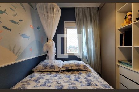 Quarto de apartamento para alugar com 3 quartos, 96m² em Vila Scarpelli, Santo André