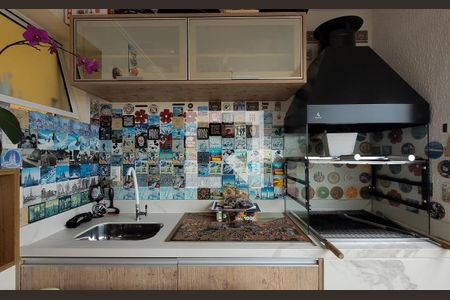 Varanda de apartamento para alugar com 3 quartos, 96m² em Vila Scarpelli, Santo André