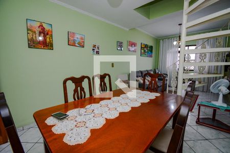 Sala de Jantar de casa à venda com 3 quartos, 165m² em Conjunto Residencial Pombeva, São Bernardo do Campo