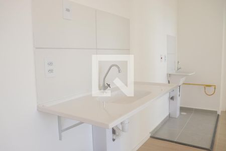 Cozinha de apartamento para alugar com 2 quartos, 37m² em Barra Funda, São Paulo