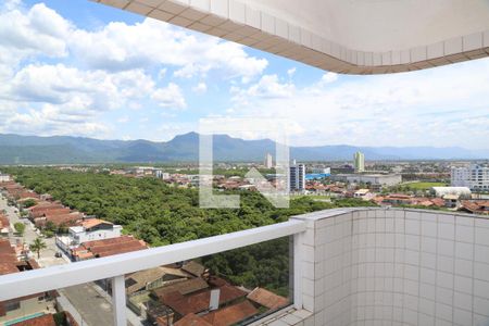 Varanda da Sala de apartamento para alugar com 1 quarto, 44m² em Nova Mirim, Praia Grande