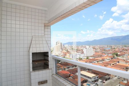 Varanda da Sala de apartamento para alugar com 1 quarto, 44m² em Nova Mirim, Praia Grande