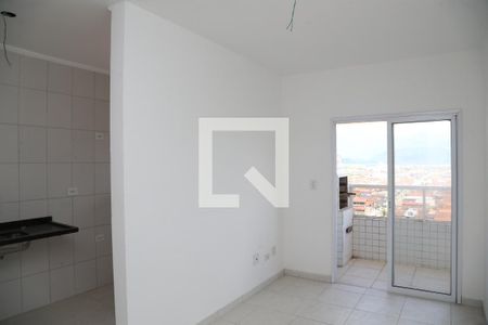 Sala de apartamento para alugar com 1 quarto, 44m² em Nova Mirim, Praia Grande