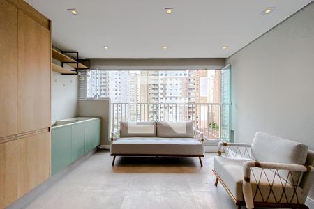 Varanda da Sala de apartamento à venda com 2 quartos, 74m² em Brás, São Paulo