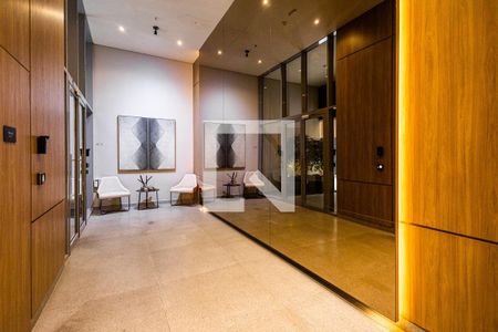 Studio para alugar com 38m², 1 quarto e sem vagaHall social