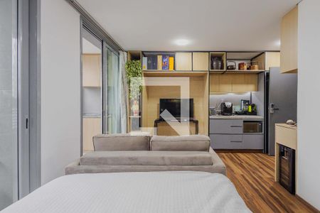 Studio para alugar com 38m², 1 quarto e sem vagaQuarto/Sala