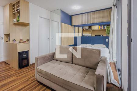 Studio para alugar com 38m², 1 quarto e sem vagaQuarto/Sala