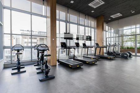 Studio para alugar com 38m², 1 quarto e sem vagaAcademia