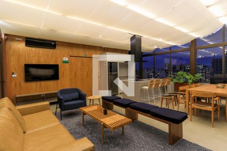 Apartamento para alugar com 29m², 1 quarto e sem vaga Apartamento para alugar com 29m², 1 quarto e sem vagaÁrea comum - Salão de festas