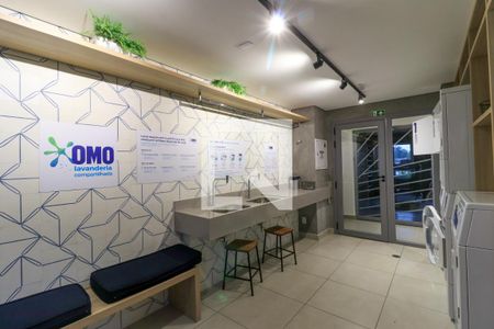 Apartamento para alugar com 29m², 1 quarto e sem vaga Apartamento para alugar com 29m², 1 quarto e sem vagaÁrea comum - Lavanderia