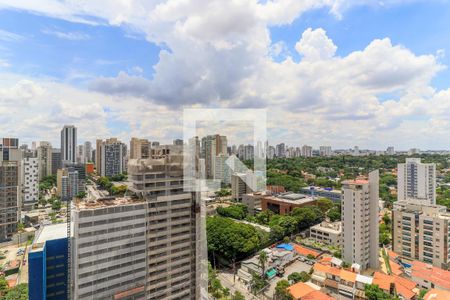 Apartamento para alugar com 29m², 1 quarto e sem vaga Apartamento para alugar com 29m², 1 quarto e sem vagaVista da Varanda da Sala