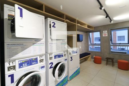 Apartamento para alugar com 29m², 1 quarto e sem vaga Apartamento para alugar com 29m², 1 quarto e sem vagaÁrea comum - Lavanderia