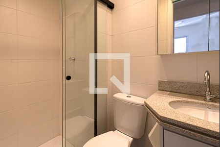 Apartamento para alugar com 40m², 2 quartos e 1 vaga Apartamento para alugar com 40m², 2 quartos e 1 vagaBanheiro social