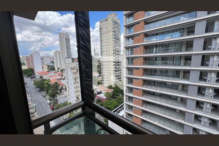 Sacada da suite de apartamento para alugar com 1 quarto, 54m² em Sumaré, São Paulo