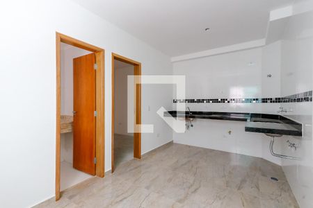 Sala e Cozinha de apartamento para alugar com 1 quarto, 26m² em Parada Inglesa, São Paulo
