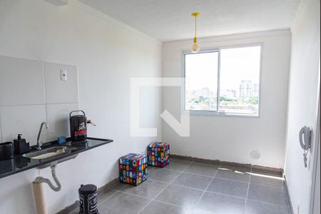 Sala/cozinha de apartamento para alugar com 1 quarto, 24m² em Mooca, São Paulo