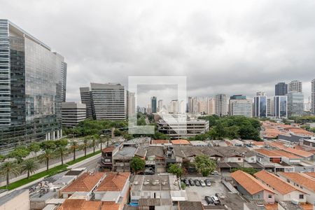 Vista da Varanda de apartamento à venda com 1 quarto, 51m² em Santo Amaro, São Paulo