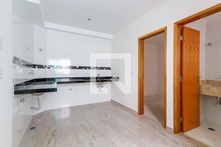 Sala e Cozinha de apartamento à venda com 1 quarto, 26m² em Parada Inglesa, São Paulo