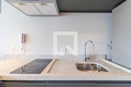 Cozinha de kitnet/studio à venda com 1 quarto, 29m² em Paraíso, São Paulo