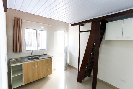 Kitnet sala cozinha de kitnet/studio para alugar com 1 quarto, 20m² em Cidade Intercap, Taboão da Serra