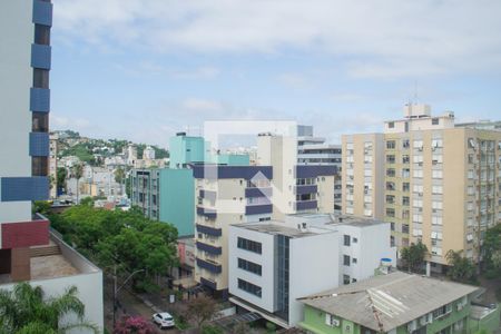 Vista Sala de apartamento à venda com 2 quartos, 91m² em Menino Deus, Porto Alegre