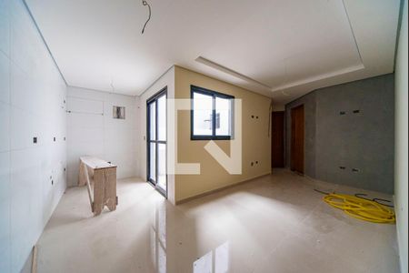 Sala de apartamento à venda com 2 quartos, 45m² em Jardim Ocara, Santo André