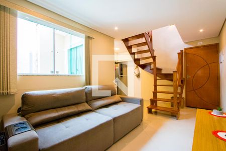 Sala de apartamento para alugar com 2 quartos, 116m² em Vila Valparaiso, Santo André