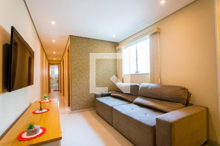 Sala de apartamento para alugar com 2 quartos, 116m² em Vila Valparaiso, Santo André