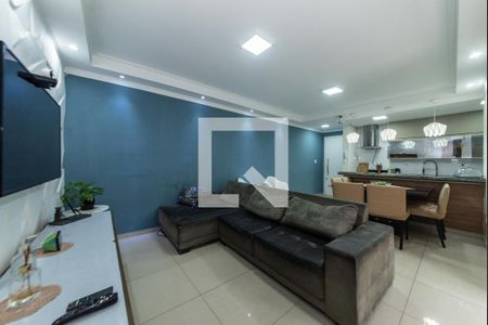 Sala de apartamento para alugar com 2 quartos, 115m² em Parque Sao Vicente, Mauá