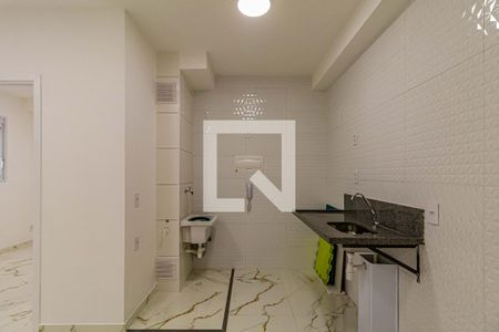Cozinha de apartamento para alugar com 1 quarto, 31m² em Vila Sonia, São Paulo